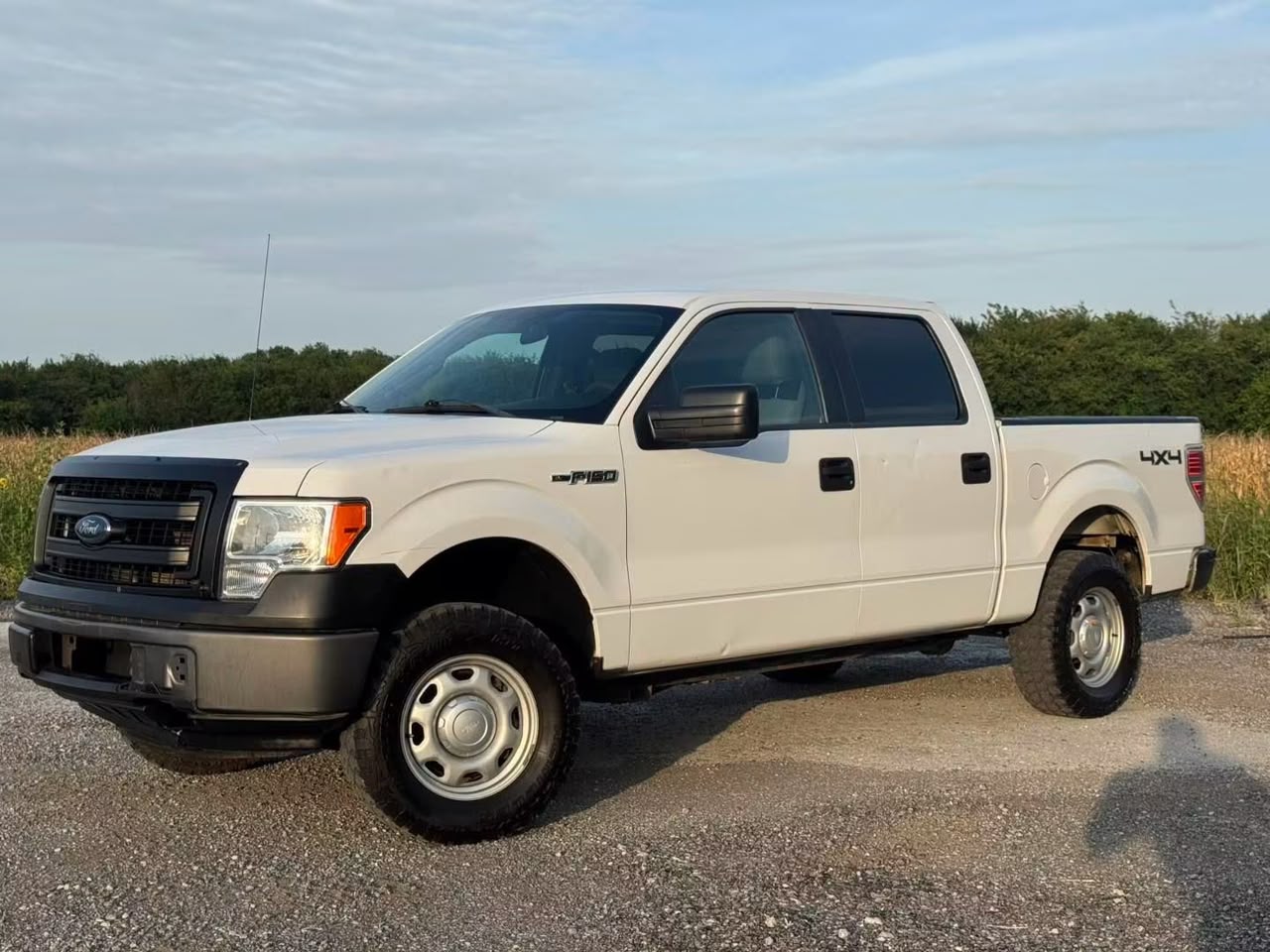 2014 Ford F-150 XL front driver-side quarter view